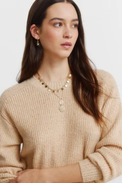 Discount Springfield Pull à paillettes marron