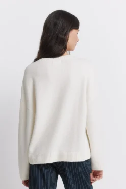 Hot Springfield Pull épaules tombantes marron