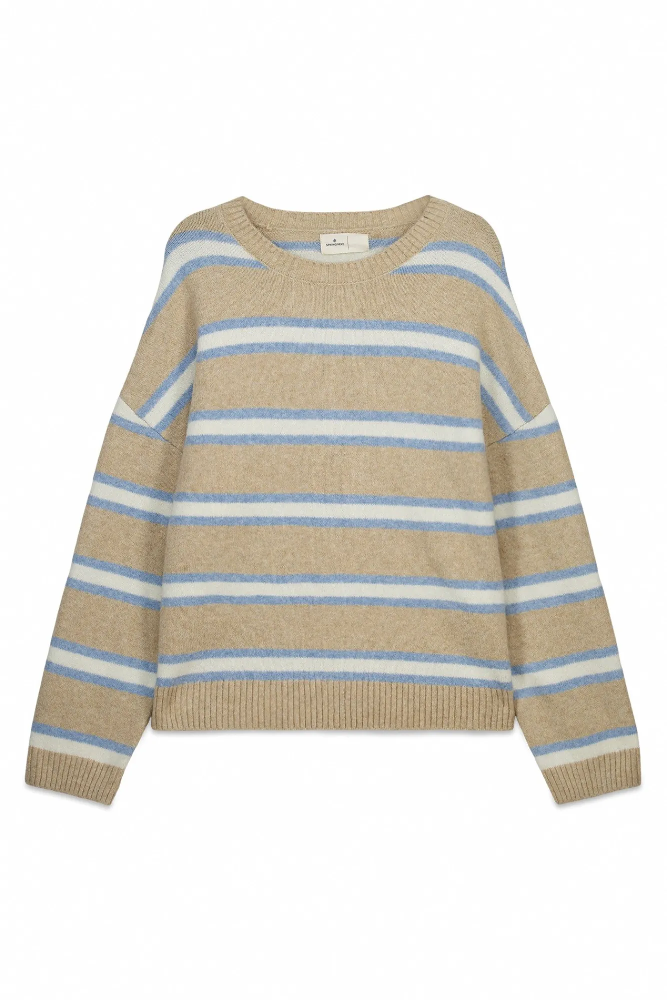Springfield Pull épaules tombantes bleu