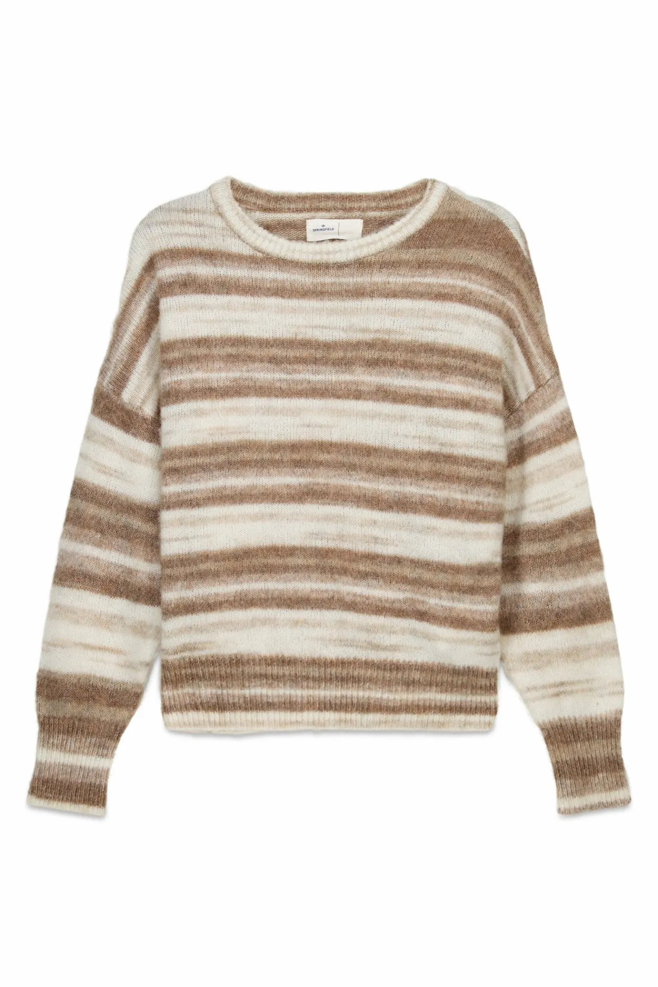 New Springfield Pull rayures dégradées nude