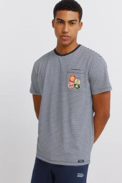 Sale Springfield Pyjama court Garfield bleu