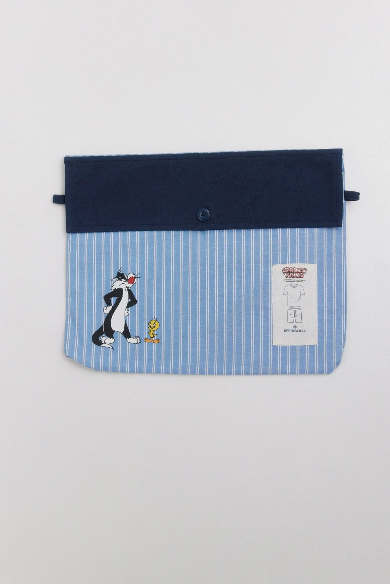 Hot Springfield Pyjama court Looney Tunes bleu