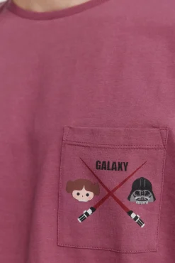 Springfield Pyjama court Star Wars rouge