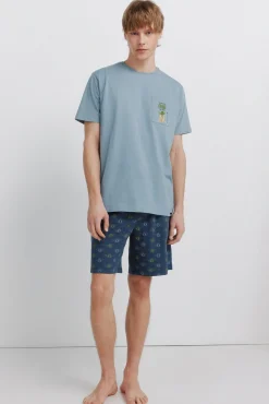 Hot Springfield Pyjama court Star Wars bleu