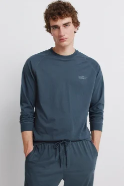 Outlet Springfield Pyjama long basique bleu