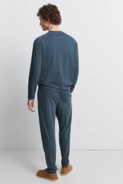 Outlet Springfield Pyjama long basique bleu