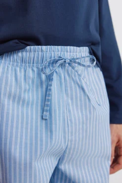 Online Springfield Pyjama long rayures bleu