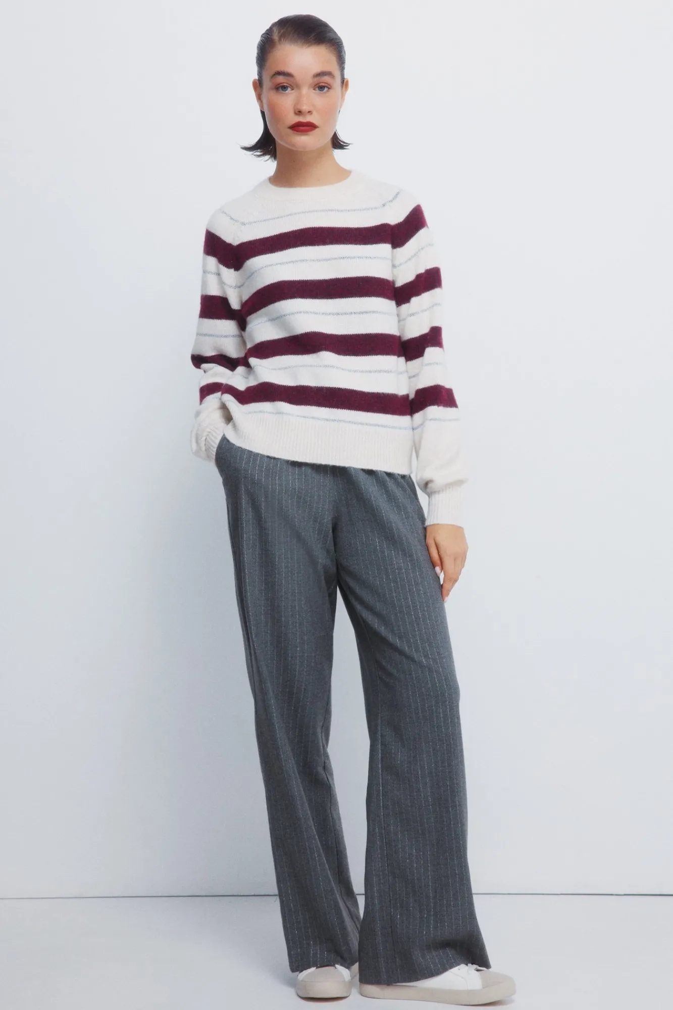 Best Springfield Rayures en pull rouge