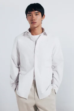 Best Springfield Rayures Oxford ray&eacute;e gris