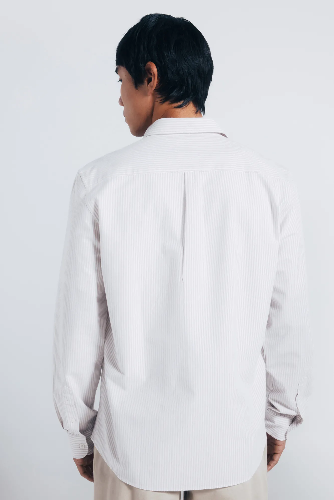 Best Springfield Rayures Oxford rayée gris