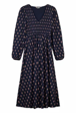 Clearance Springfield Robe &agrave; d&eacute;collet&eacute; volant&eacute; bleu