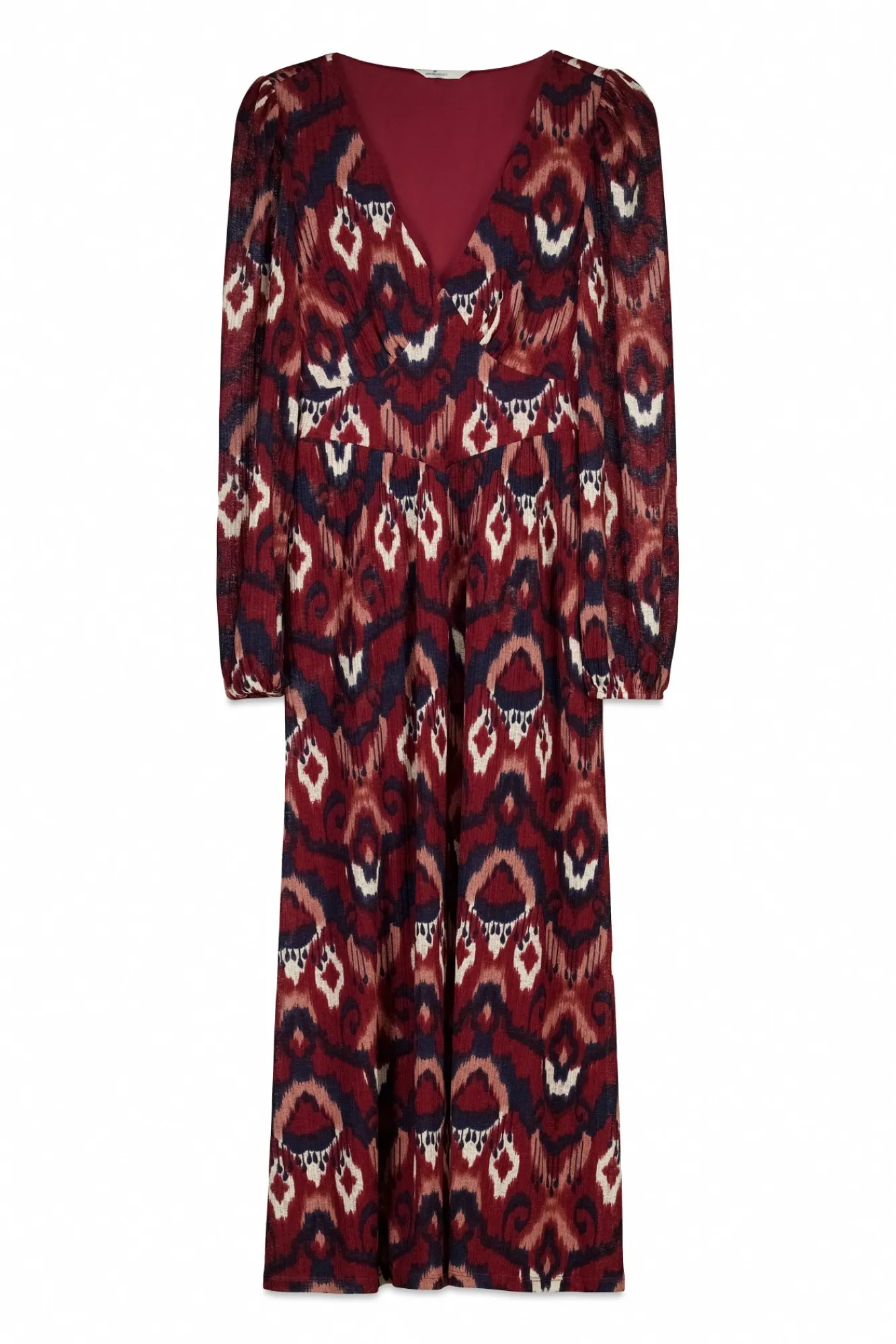 Discount Springfield Robe imprimée manches longues bleu