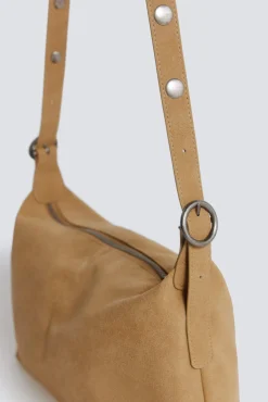 Online Springfield Sac bandouli&egrave;re &agrave; clous camel