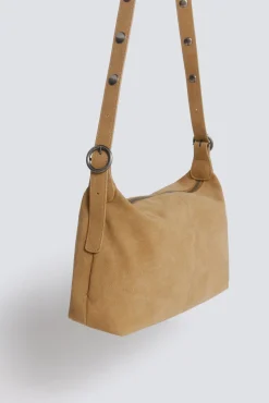 Online Springfield Sac bandouli&egrave;re &agrave; clous camel