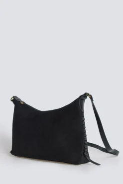 Hot Springfield Sac shopping effet daim noir