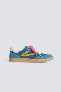Best Springfield Sneaker en cuir r&eacute;tro