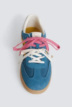 Best Springfield Sneaker en cuir r&eacute;tro