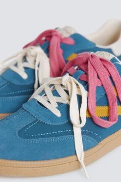 Best Springfield Sneaker en cuir r&eacute;tro