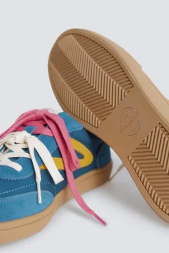 Best Springfield Sneaker en cuir r&eacute;tro