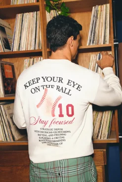 Outlet Springfield Sweat- col ras du cou Ball 10 blanc