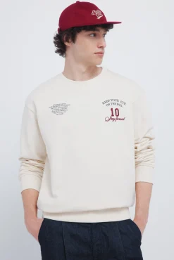 Outlet Springfield Sweat- col ras du cou Ball 10 blanc