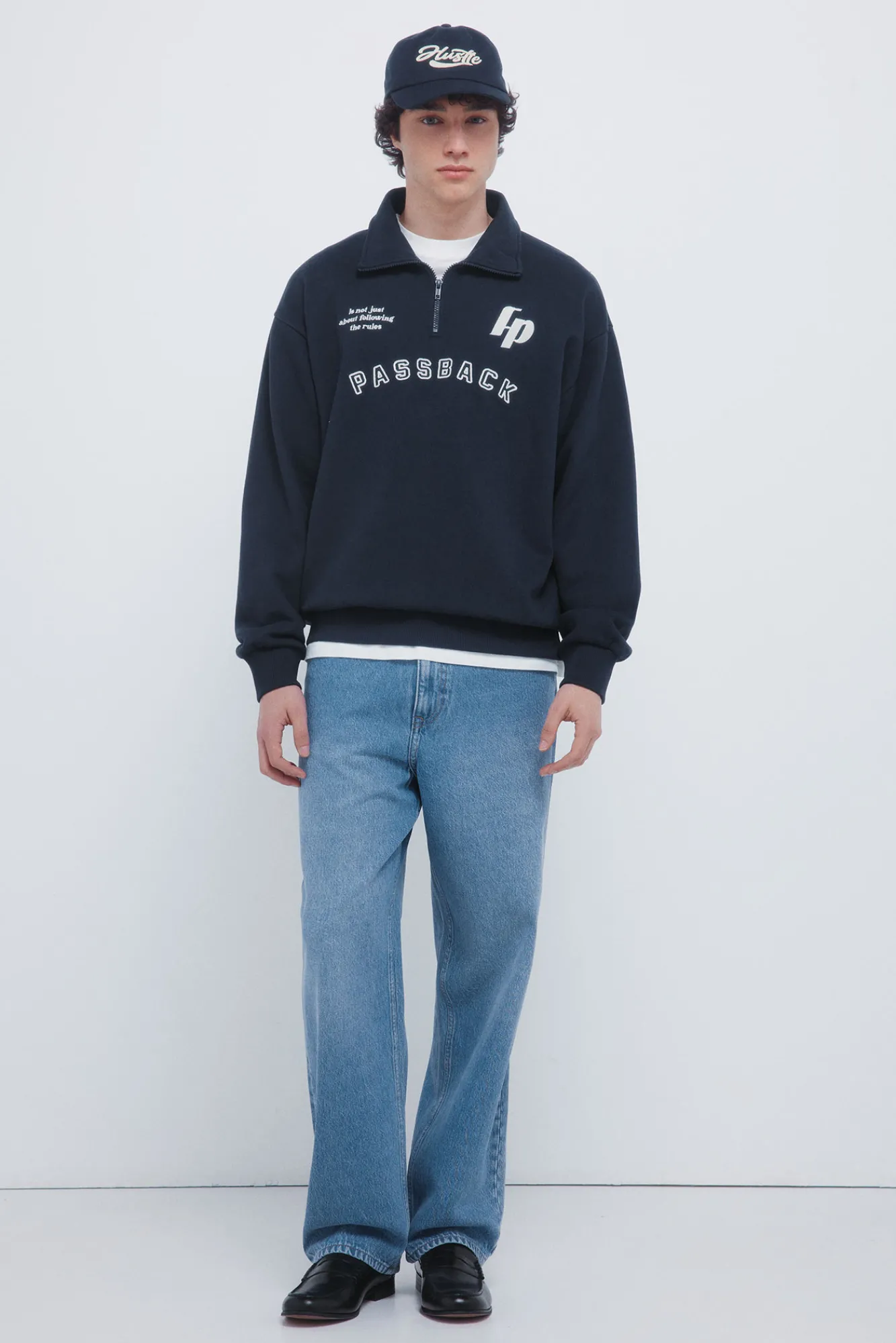 Best Springfield sweat-shirt bleu