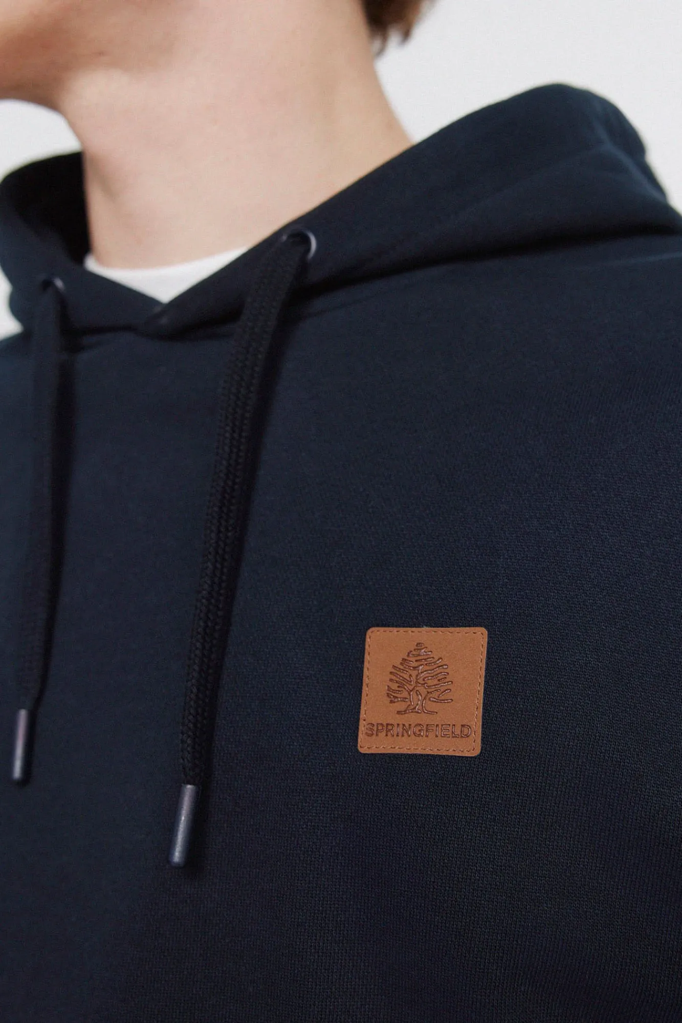Best Springfield Sweat-shirt à capuche uni