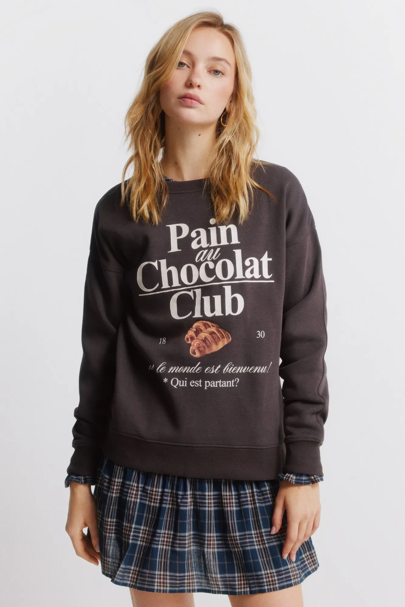 Outlet Springfield Sweat-shirt Café bohème nude