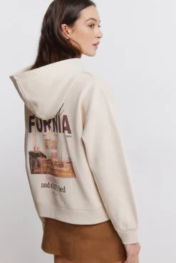 Springfield sweat-shirt « Californie » marron