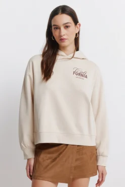 Springfield sweat-shirt &laquo; Californie &raquo; marron