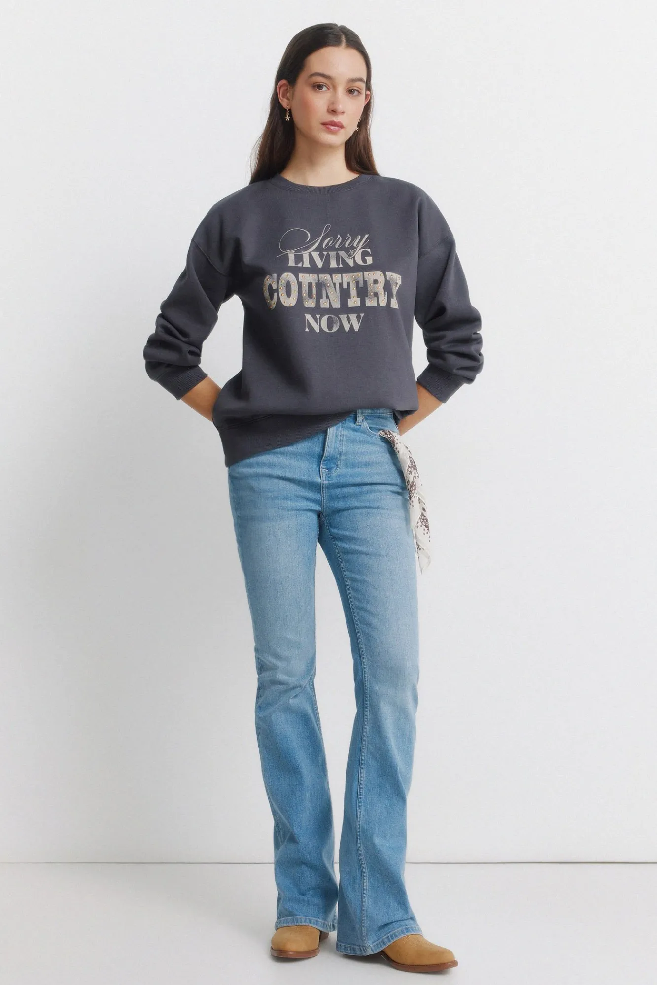 Springfield sweat-shirt « Country » gris