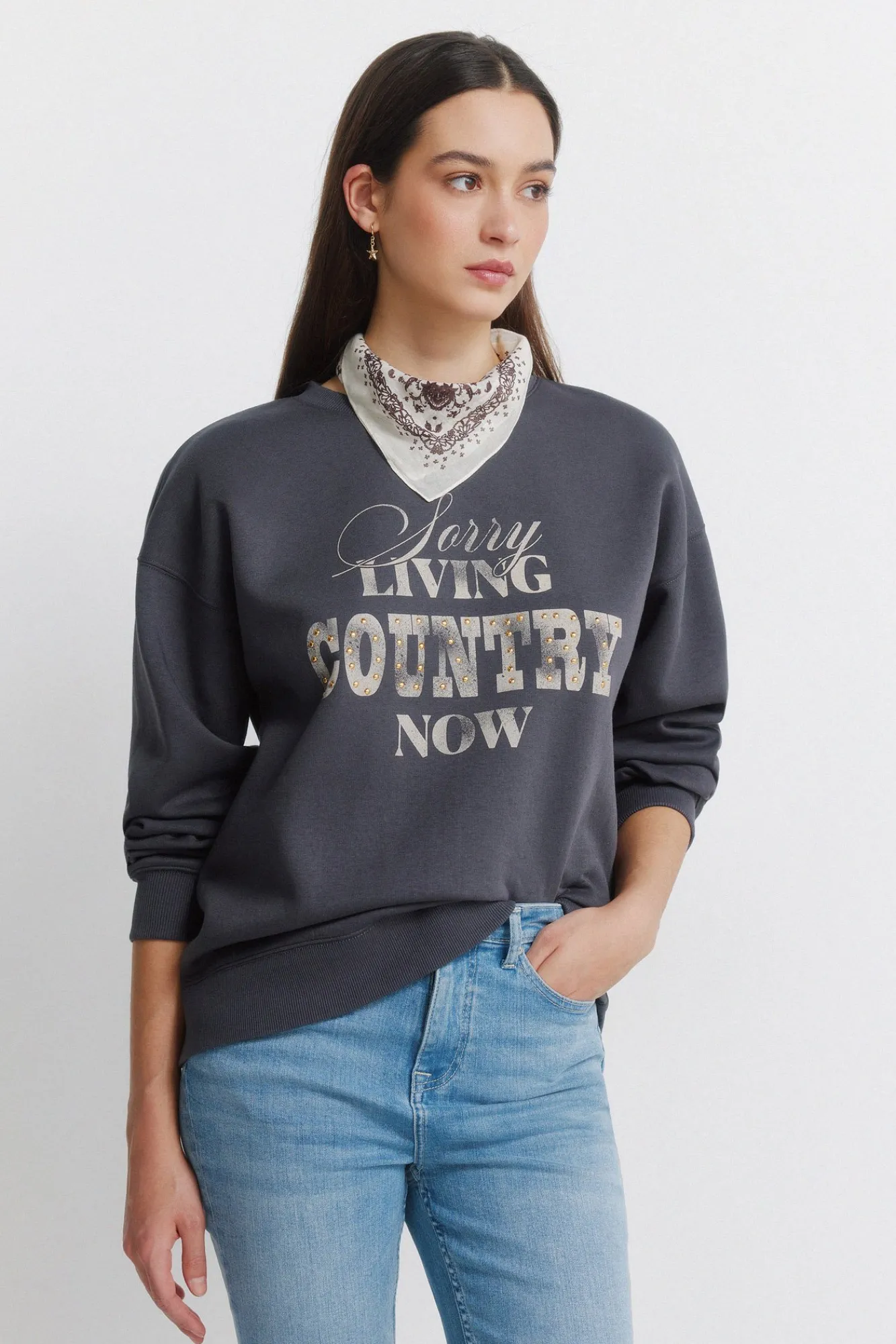 Springfield sweat-shirt « Country » gris