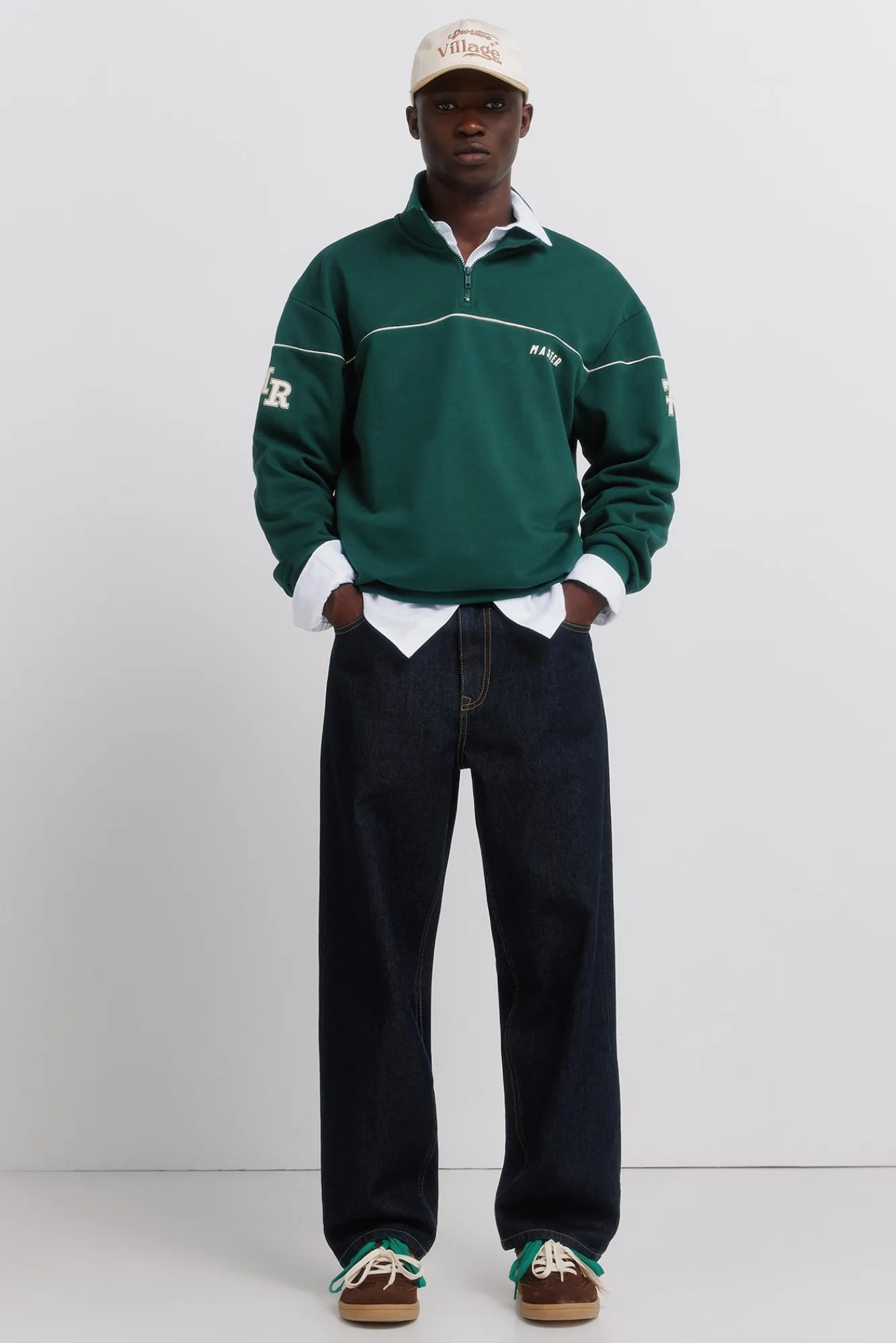 Sale Springfield Sweat-shirt passepoilé 78 vert