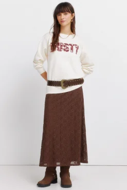 Springfield Sweat-shirt "Dusty" marron