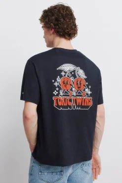 Discount Springfield T-shirt Aerosmith bleu
