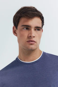 Outlet Springfield T-shirt &agrave; manche longues double m&eacute;lange