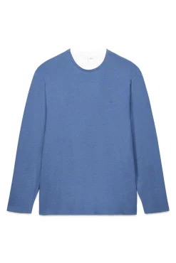 Outlet Springfield T-shirt &agrave; manche longues double m&eacute;lange