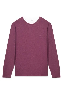 Outlet Springfield T-shirt &agrave; manche longues double m&eacute;lange