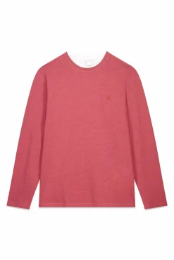Outlet Springfield T-shirt &agrave; manche longues double m&eacute;lange