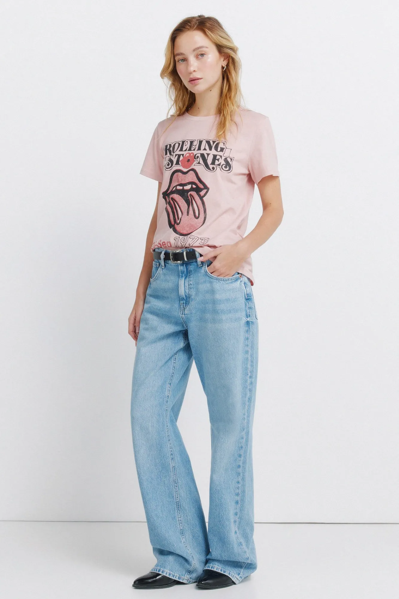 Clearance Springfield T-shirt à manches courtes rose