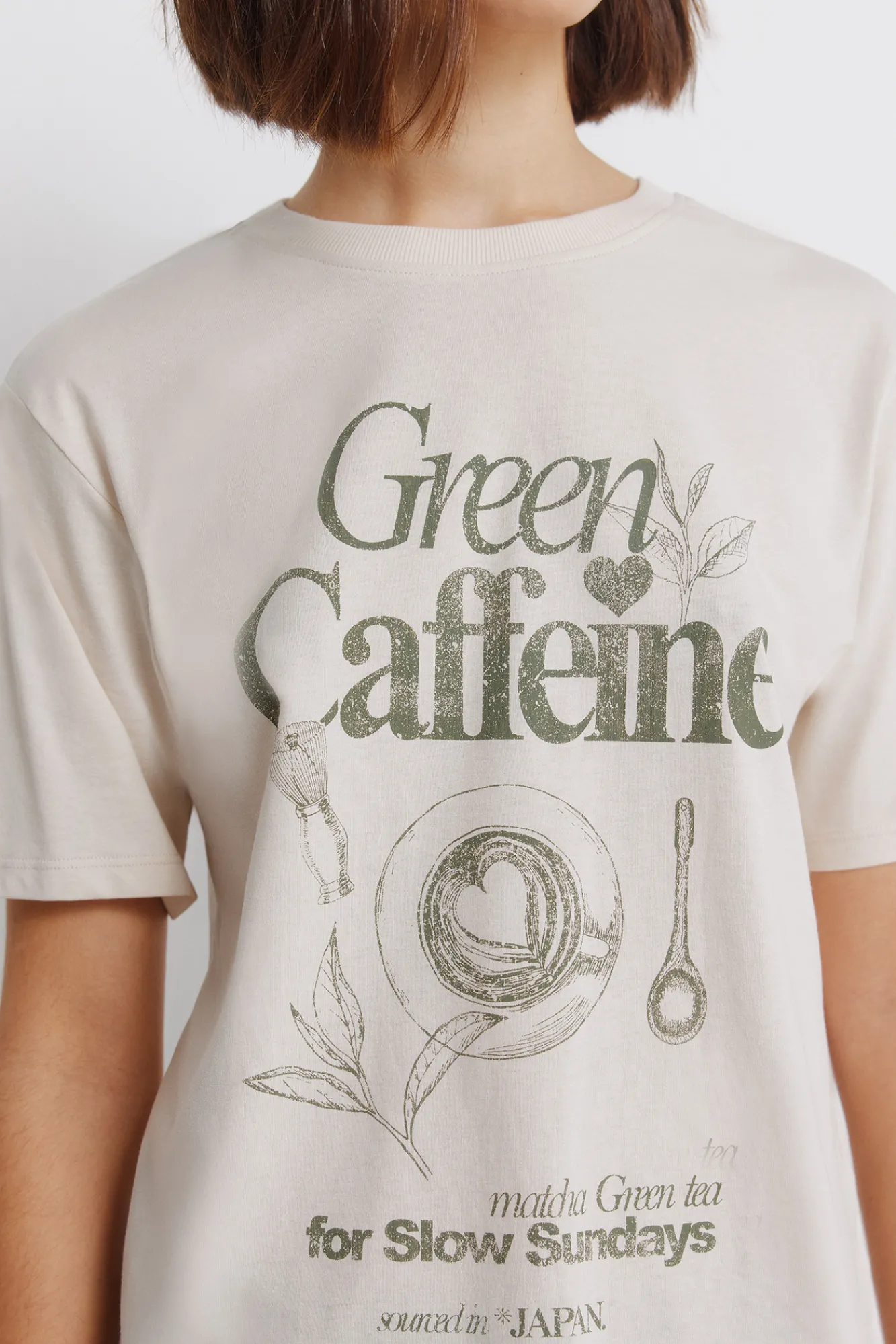 Sale Springfield T-shirt à manches courtes " Le café"