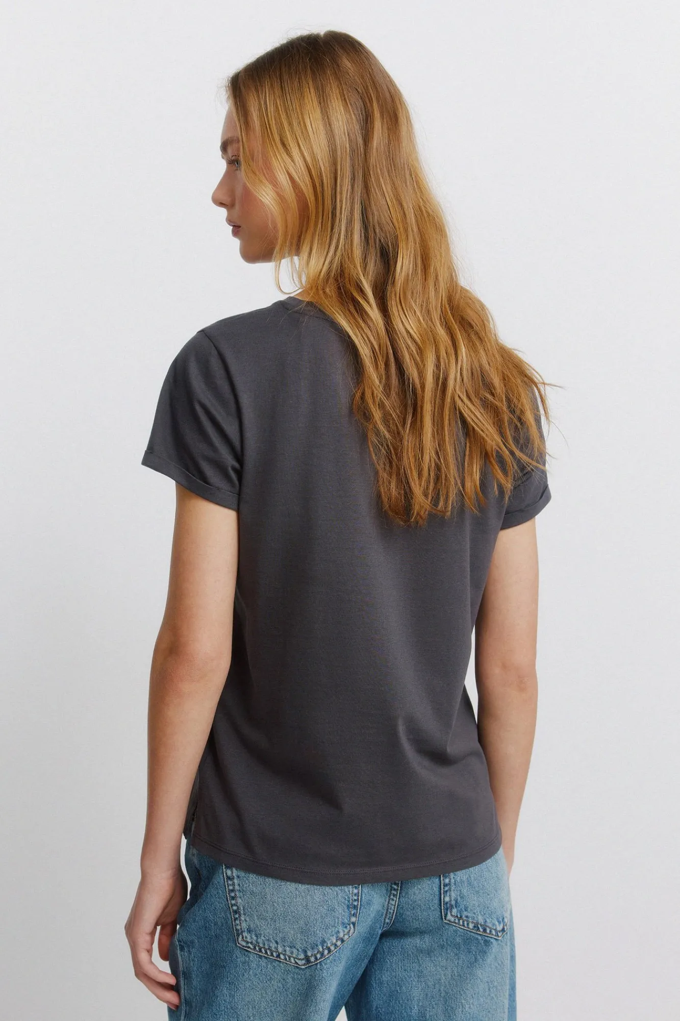 Outlet Springfield T-shirt à manches courtes "Pink panther" gris