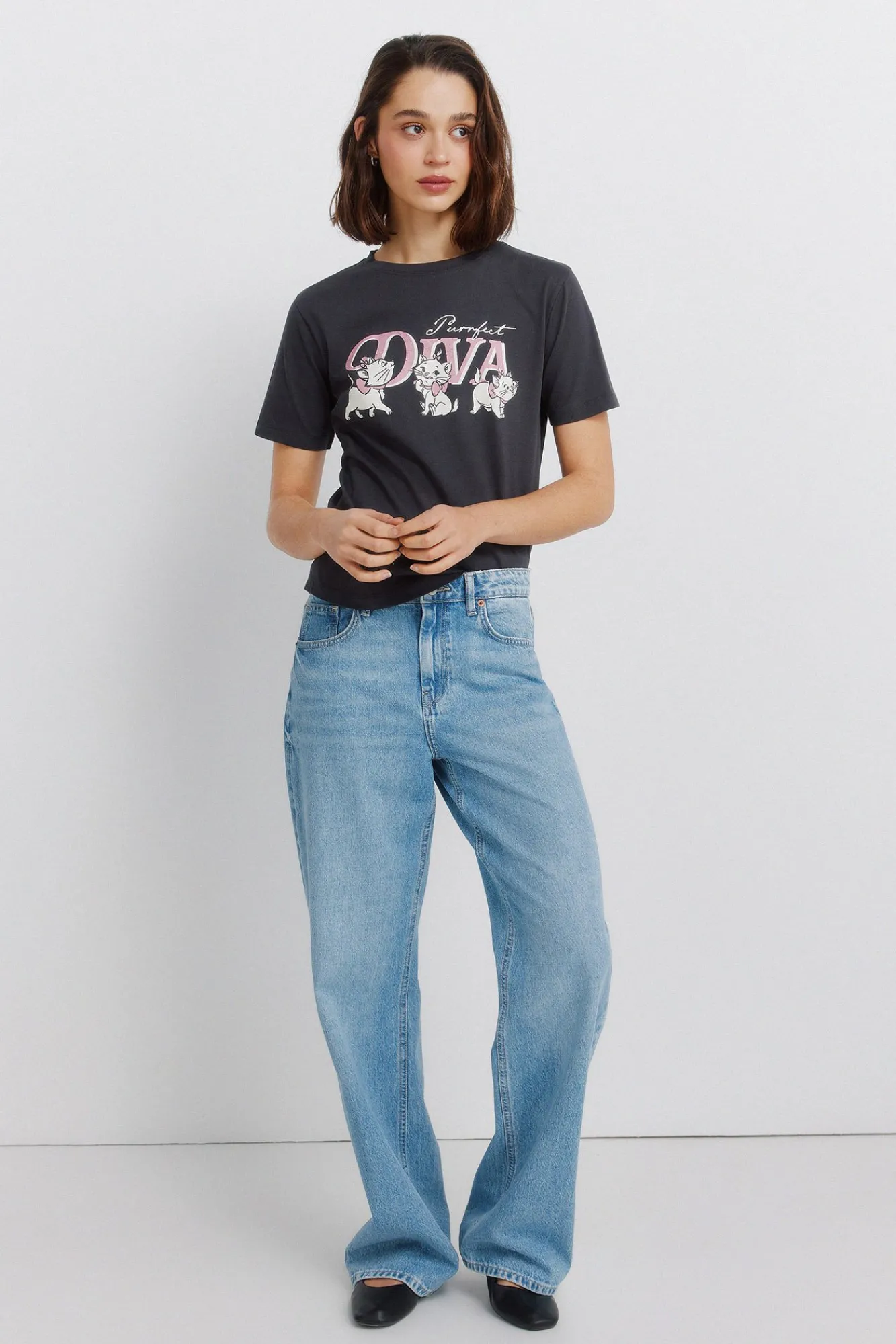Clearance Springfield T-shirt à manches courtes Disney gris