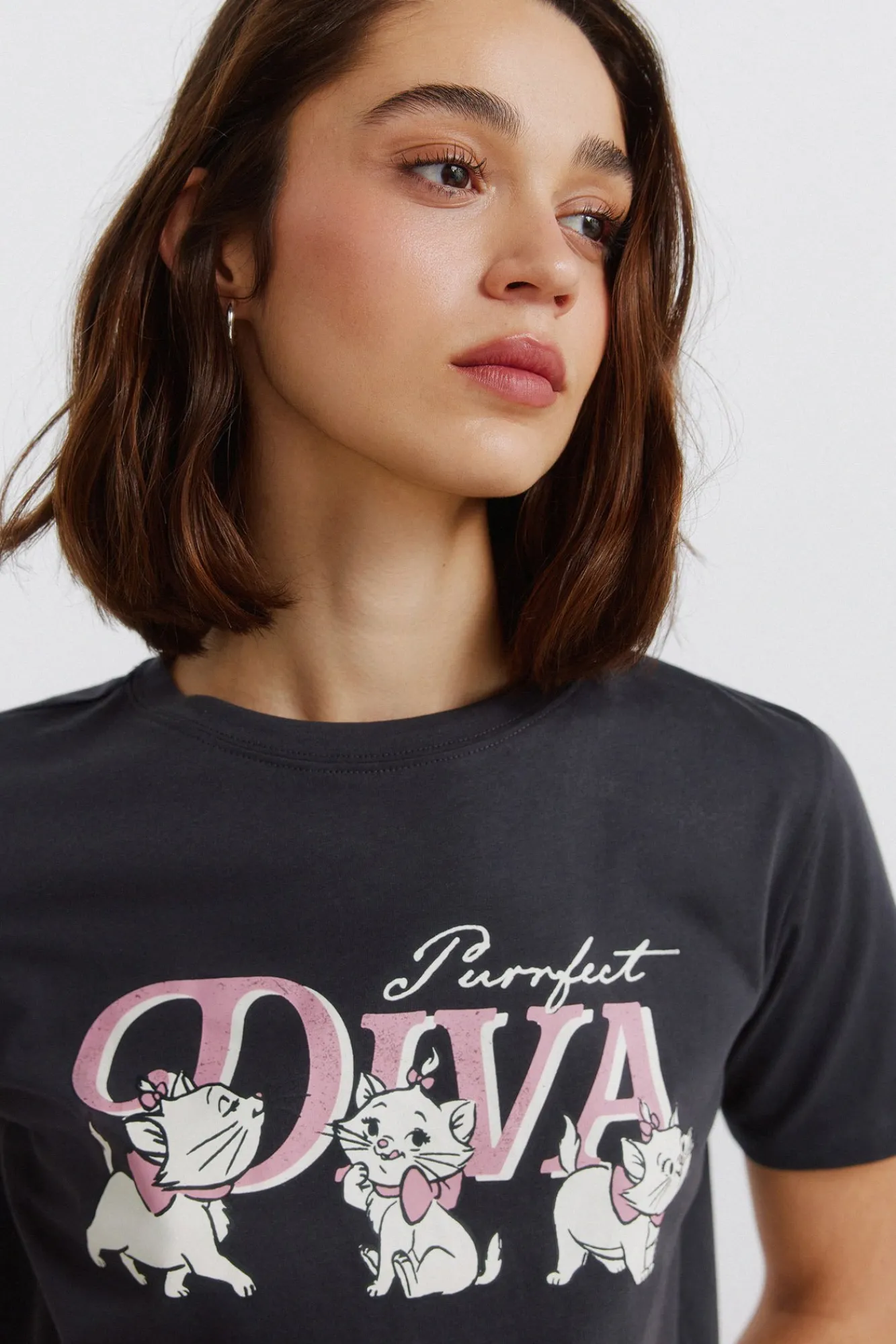 Clearance Springfield T-shirt à manches courtes Disney gris