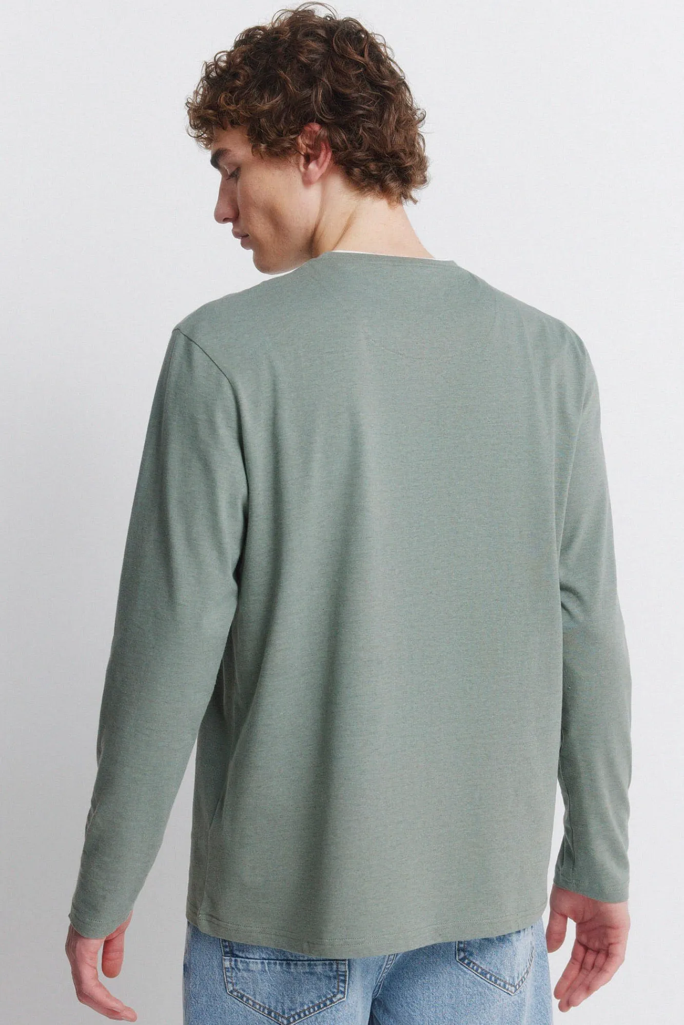 Sale Springfield T-shirt à manches longues à double effet chiné