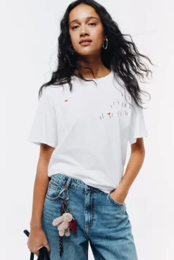 Best Springfield T-shirt basique blanc