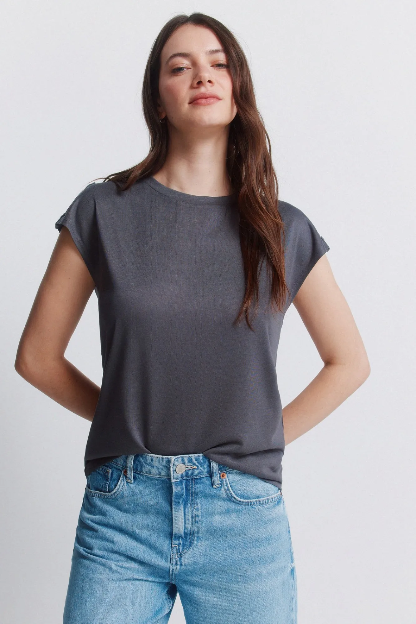 Outlet Springfield T-shirt basique à clous