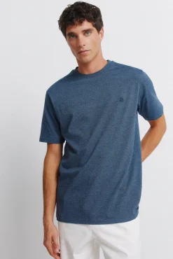 Online Springfield T-shirt basique à micro-rayures