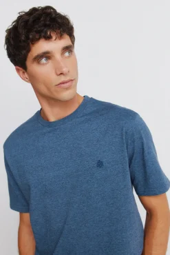 Online Springfield T-shirt basique &agrave; micro-rayures