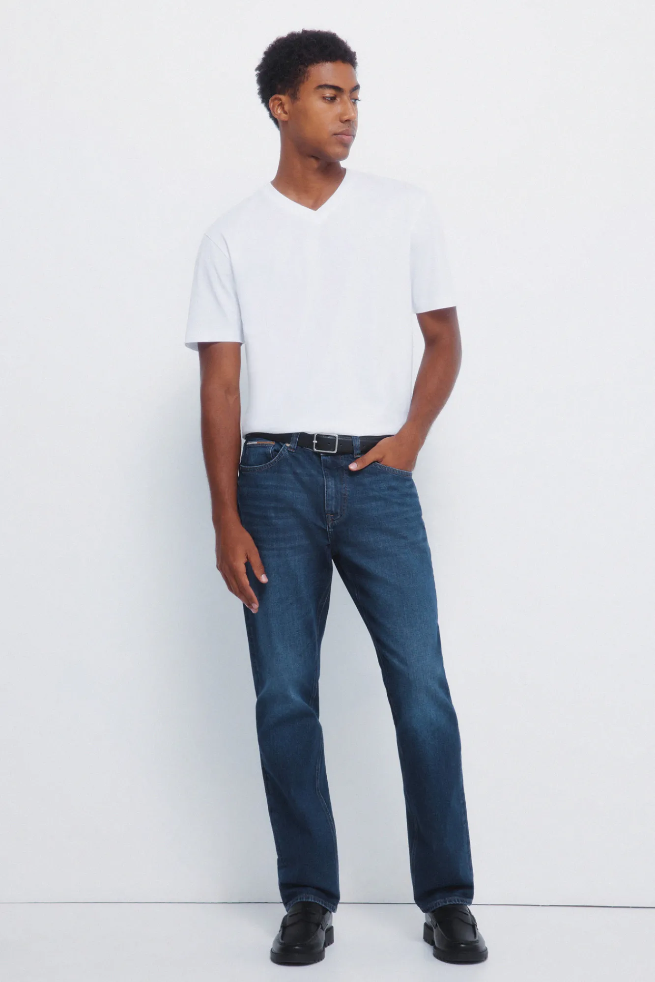 Springfield T-shirt basique col V